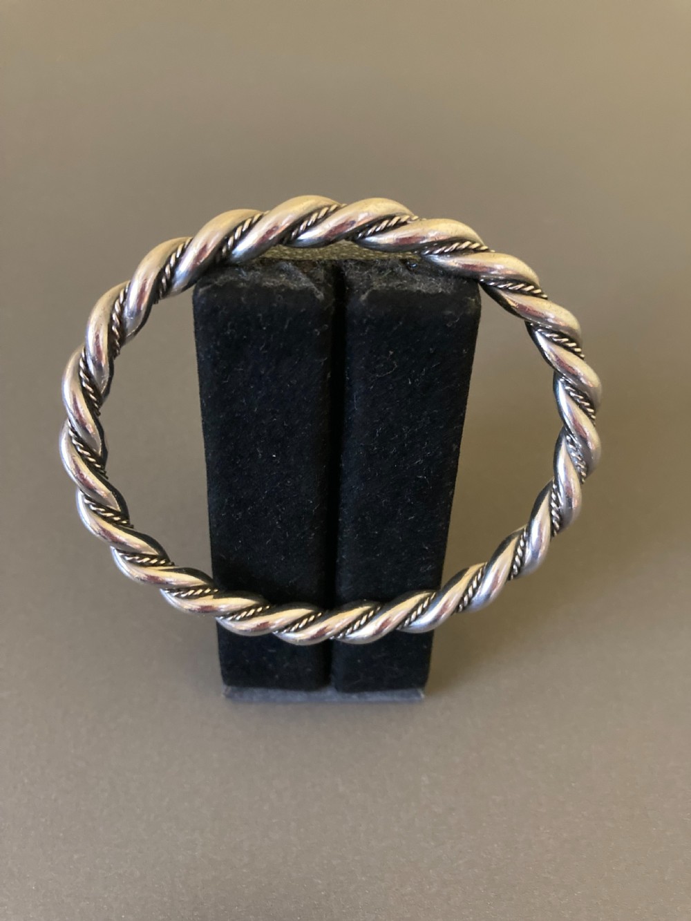 Danish Silver Bangle. 1950s. View II