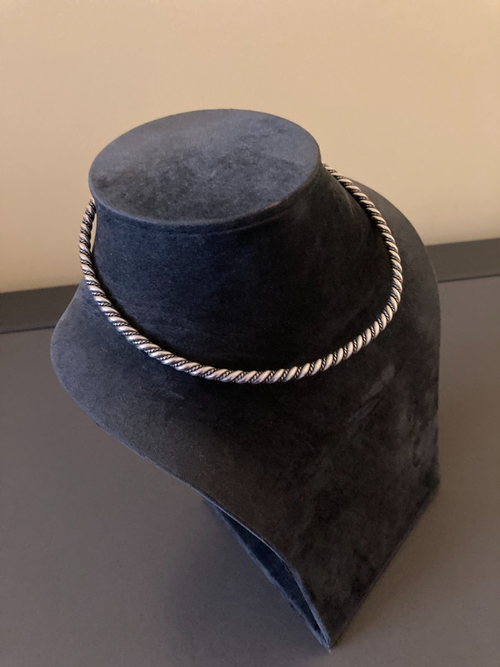 Danish Silver Torque. 1950s. View IV