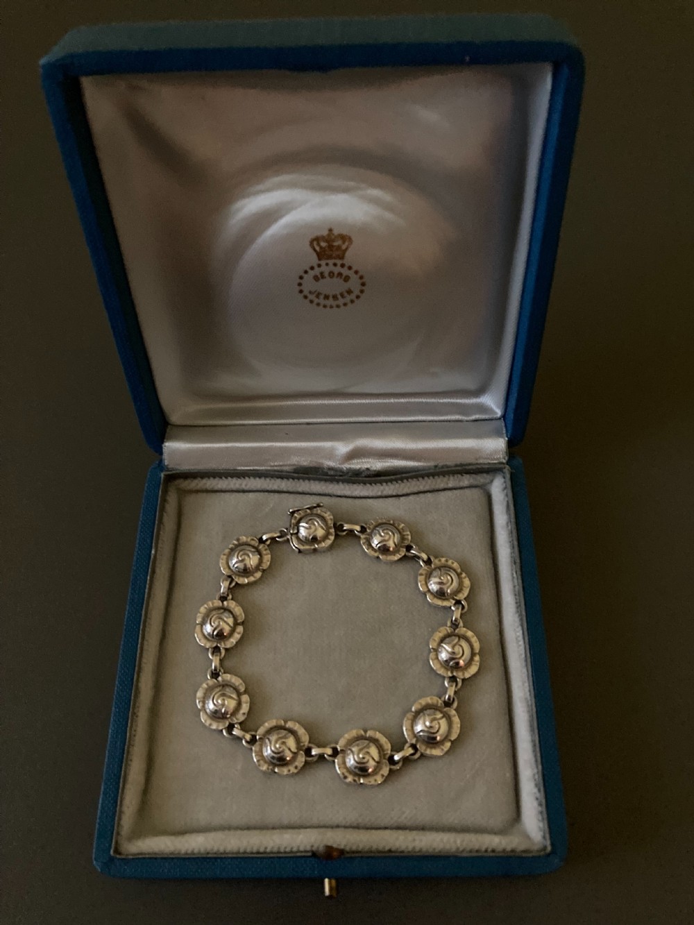 Georg Jensen Danish Silver Bracelet. No 44. View III
