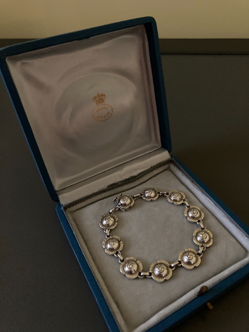 Georg Jensen Danish Silver Bracelet. No 44. View IV