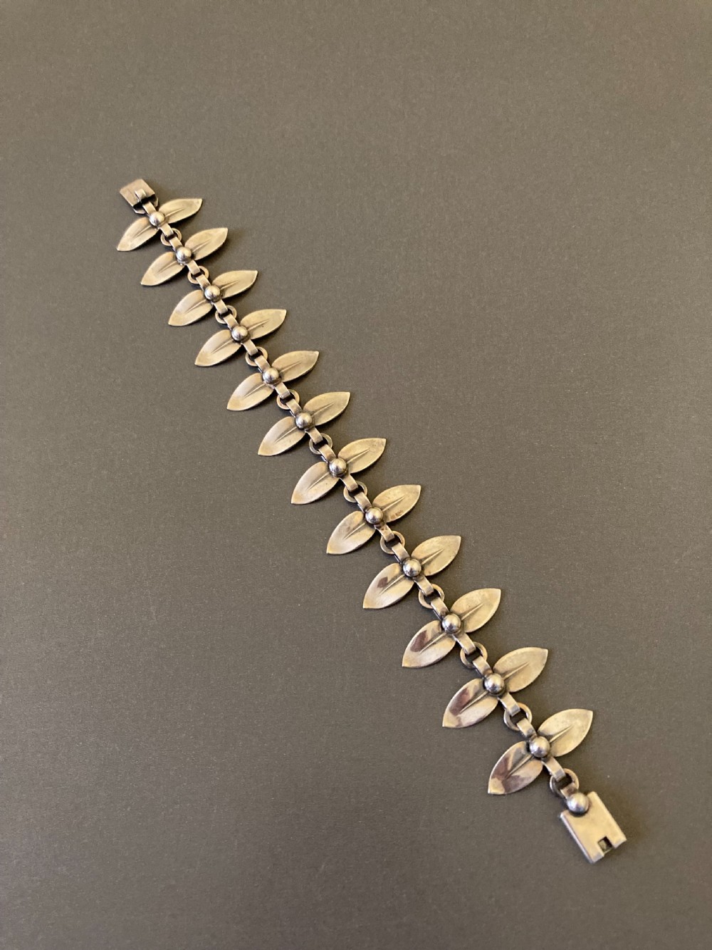 Danish Silver Bracelet. 1960s. By N E From.