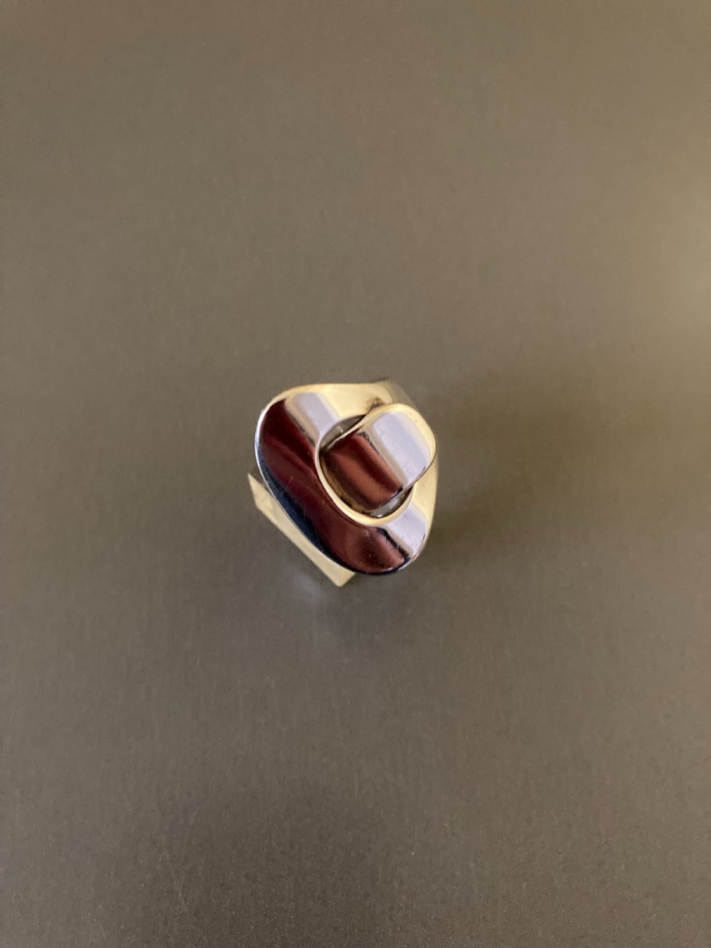 Hans Hansen Danish Silver Ring. 1960s.