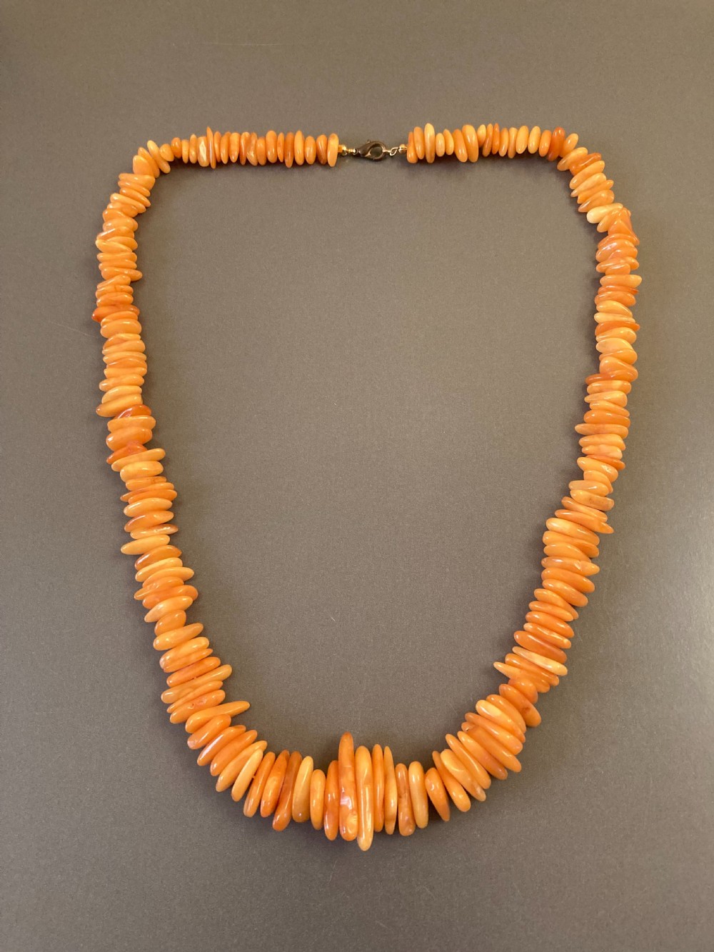Amber Necklace. 1950s.
