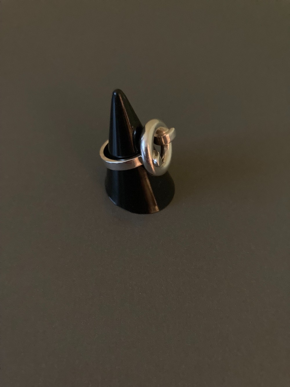 Danish Silver Ring. 1960s. View IV