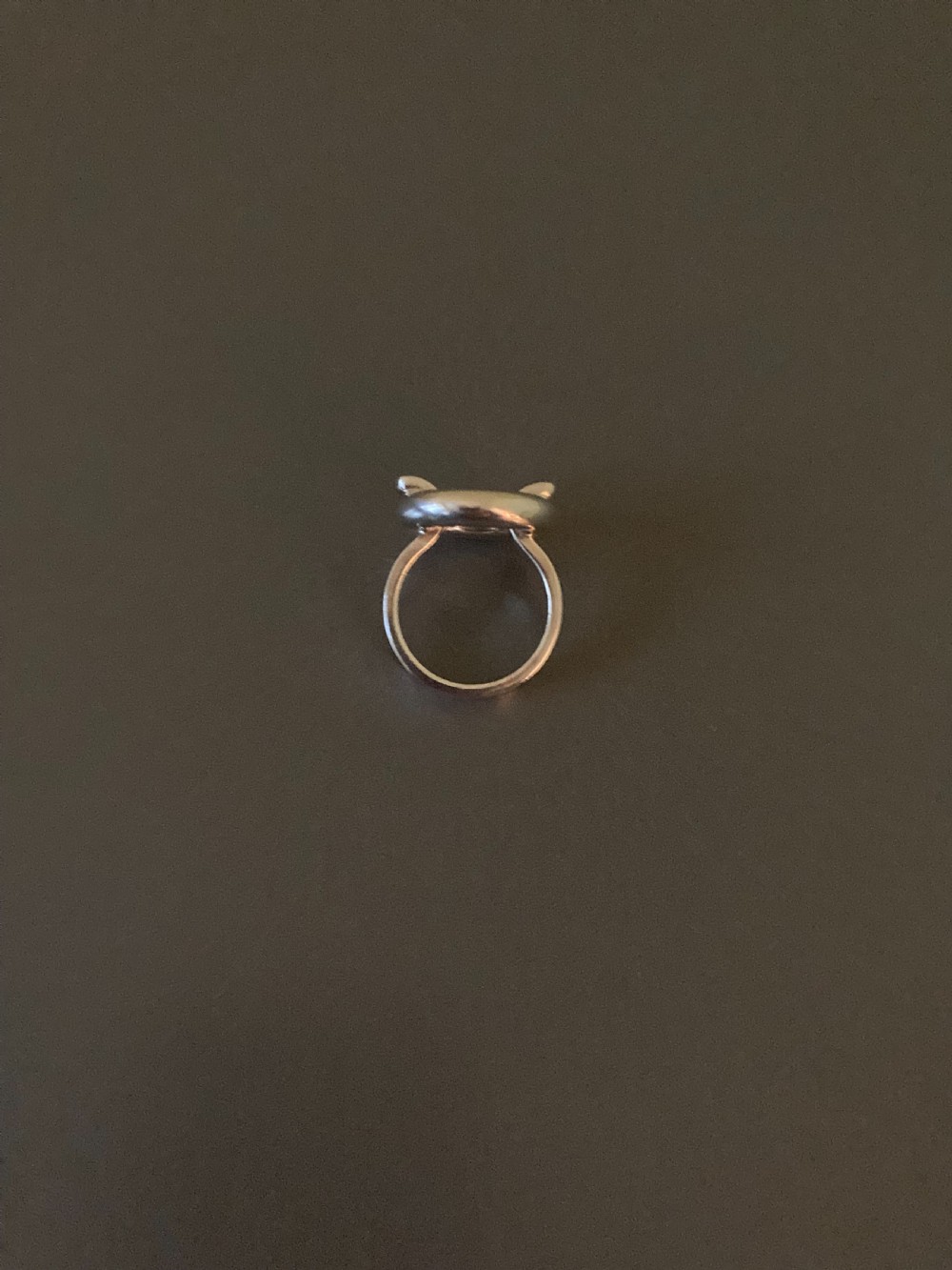 Danish Silver Ring. 1960s. View V