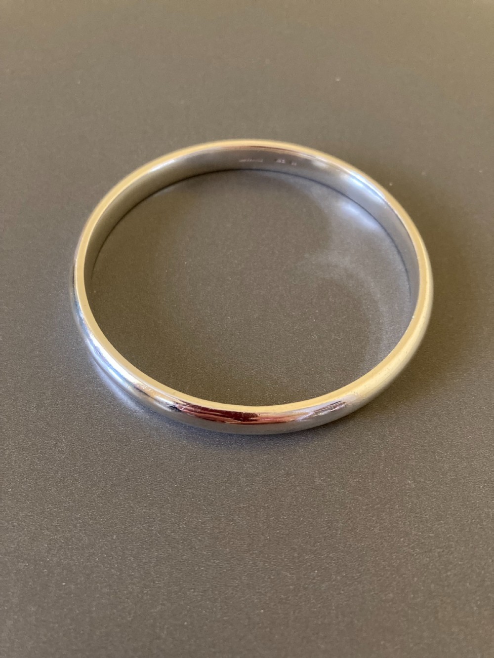 Danish Silver Bangle. 1960s. By Randers Silver.