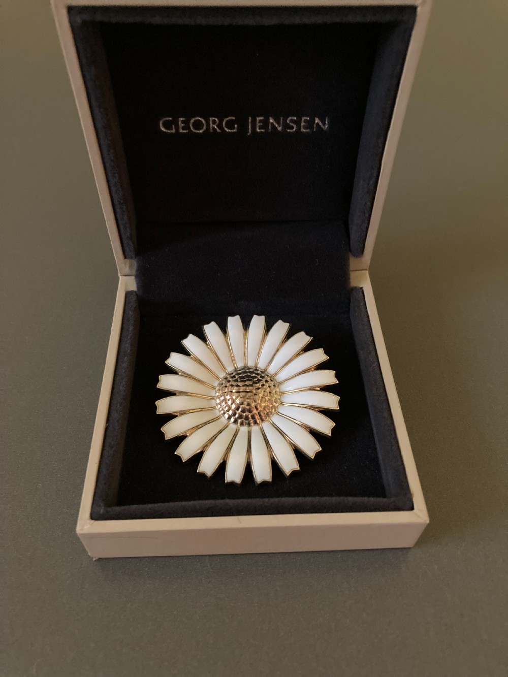 Georg Jensen Danish Silver Gilt and Enamel 