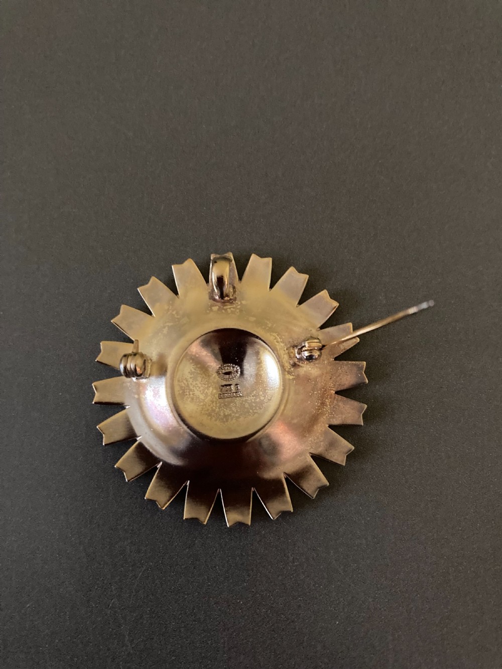 Georg Jensen Danish Silver Gilt and Enamel 