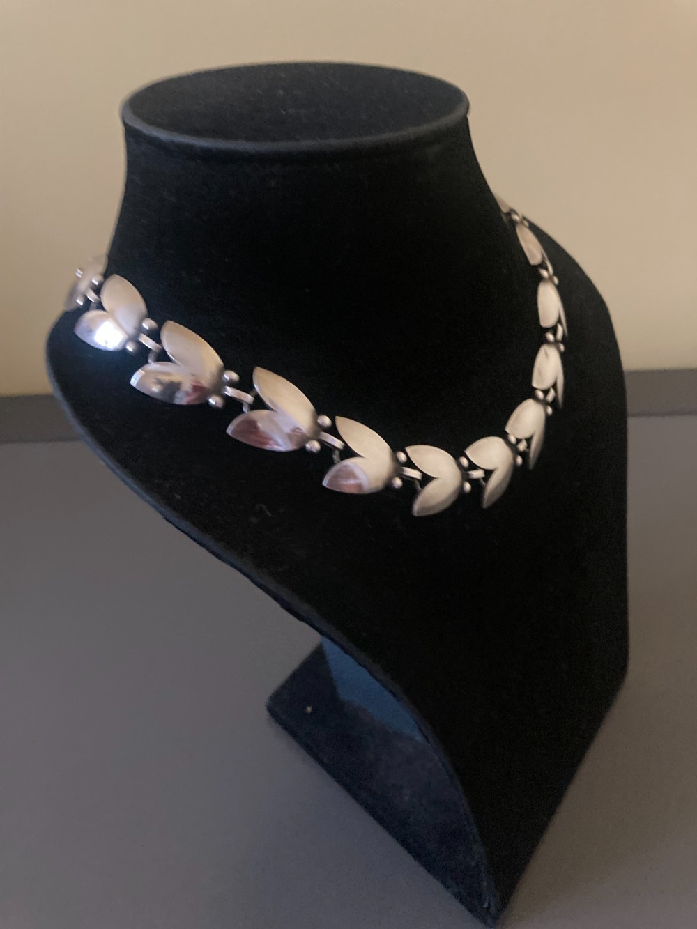 Georg Jensen Danish Silver Necklace. 
