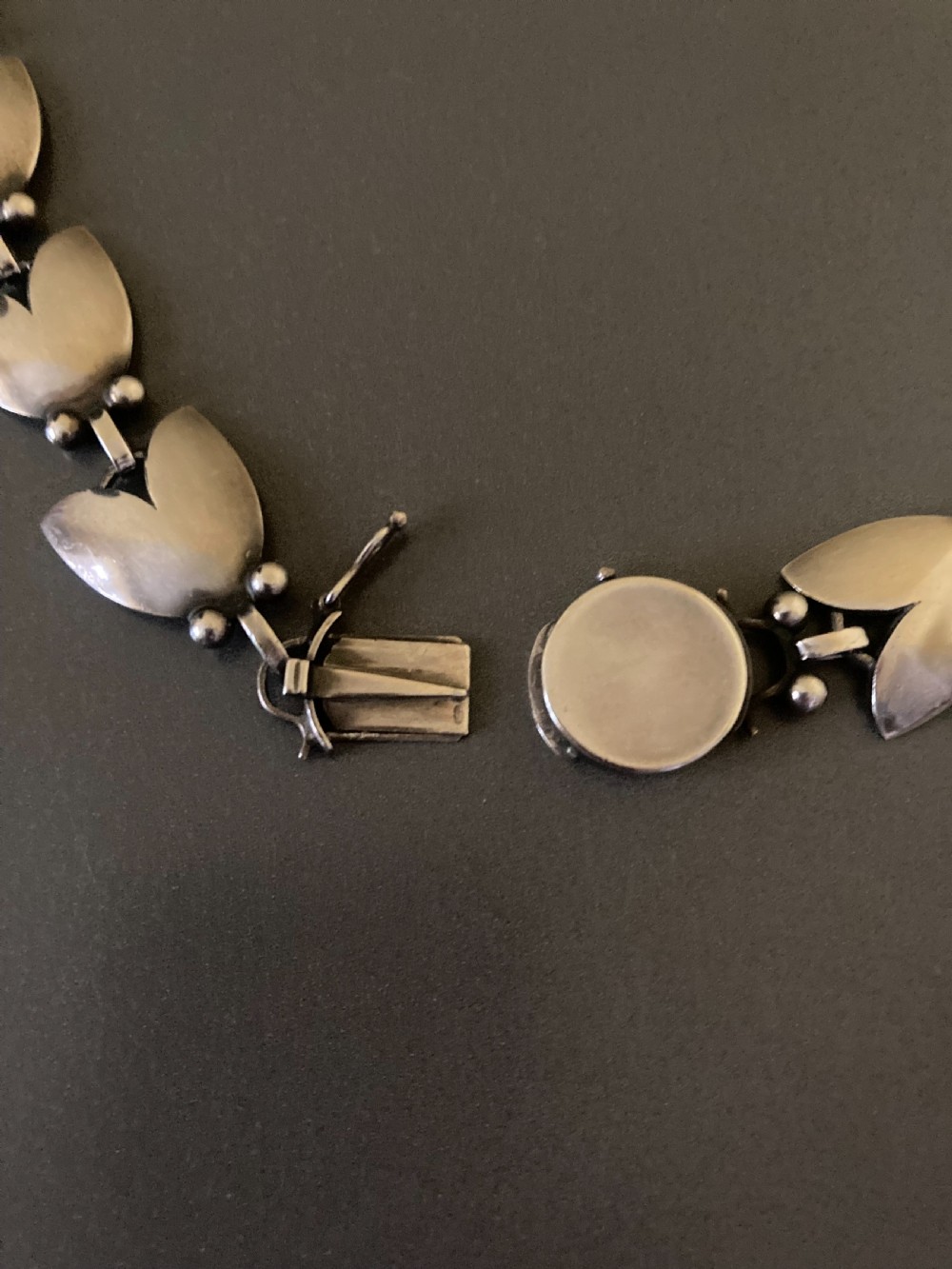 Georg Jensen Danish Silver Necklace. 