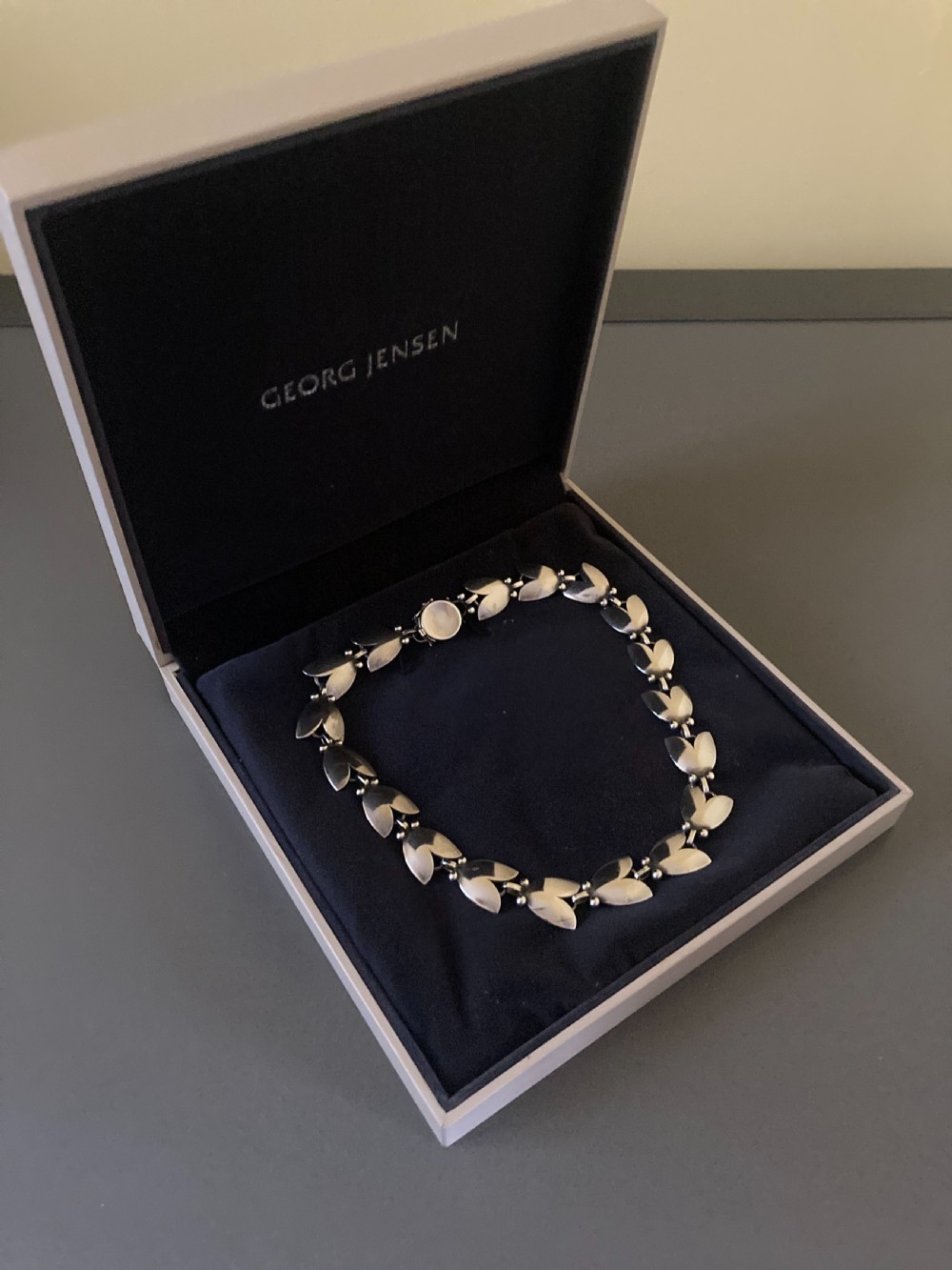 Georg Jensen Danish Silver Necklace. 