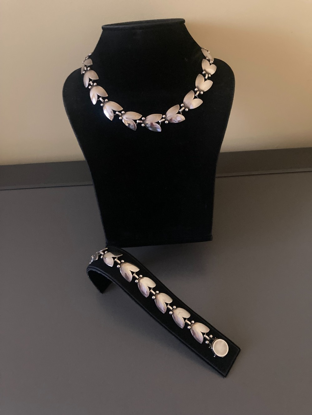 Georg Jensen Danish Silver Necklace. 
