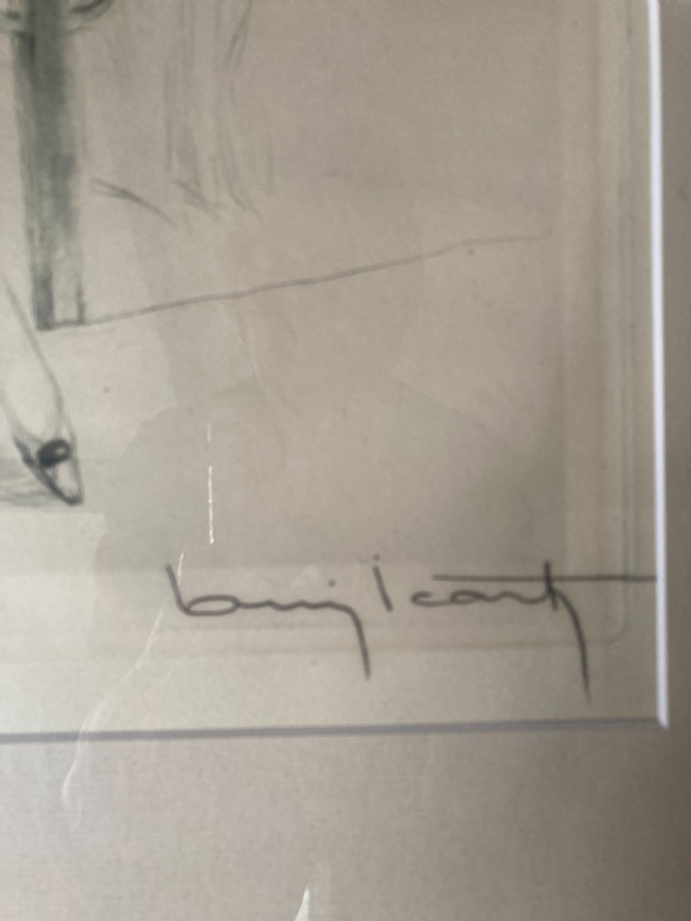 Louis Icart Etching 