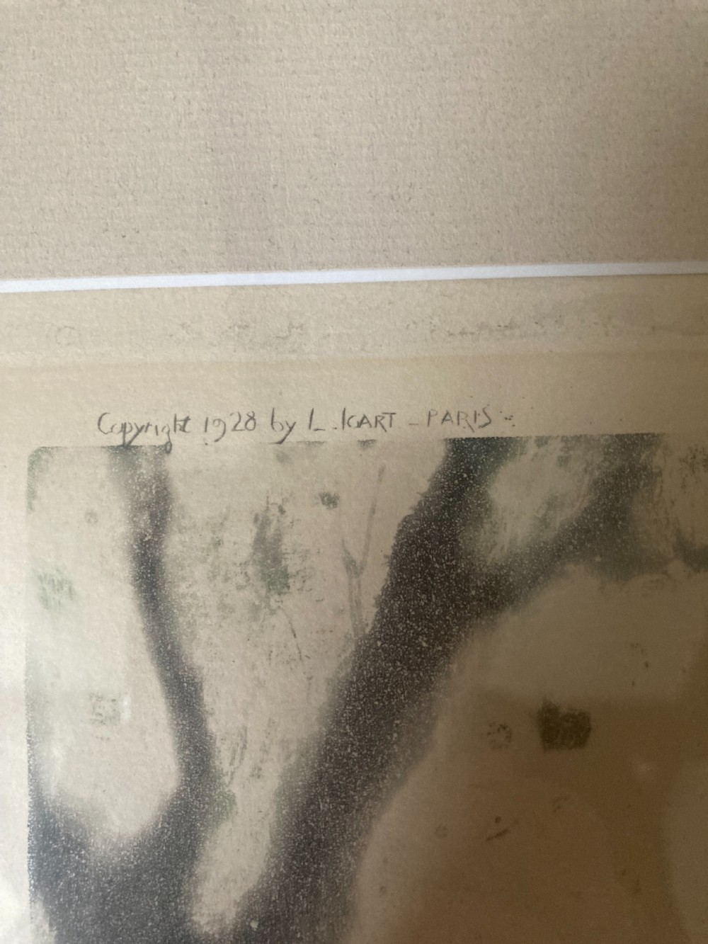 Louis Icart Etching 