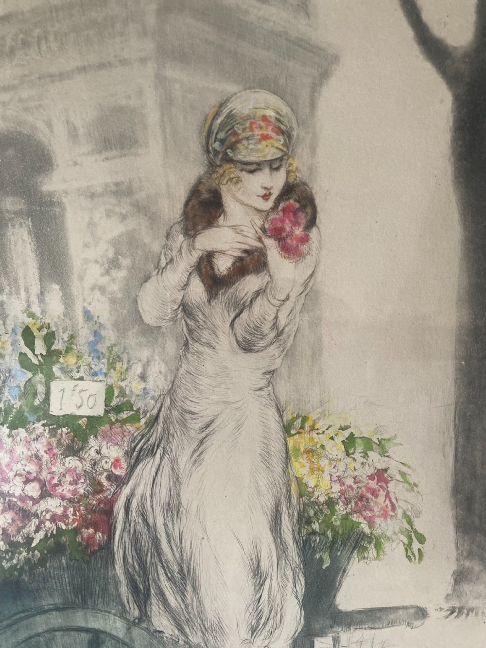 Louis Icart Etching 