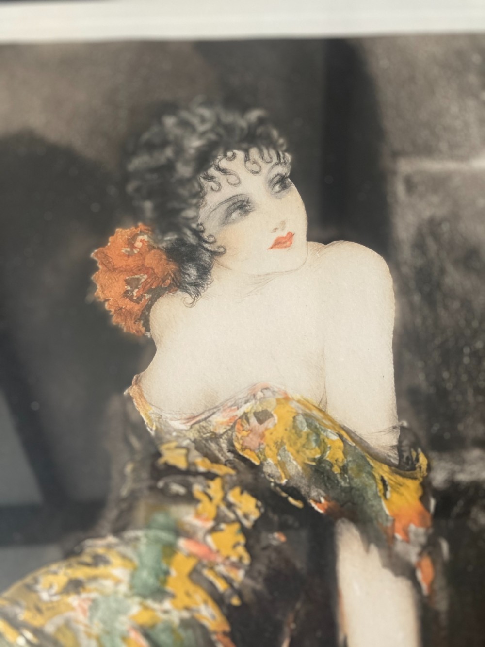 Louis Icart Etching 