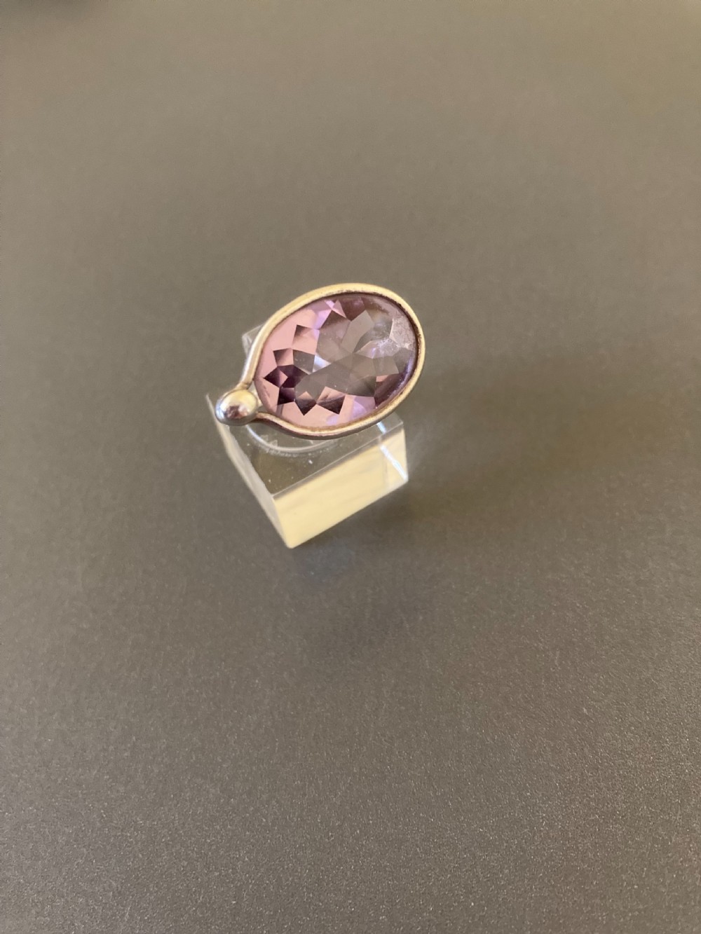 Georg Jensen Danish Silver and Amethyst 