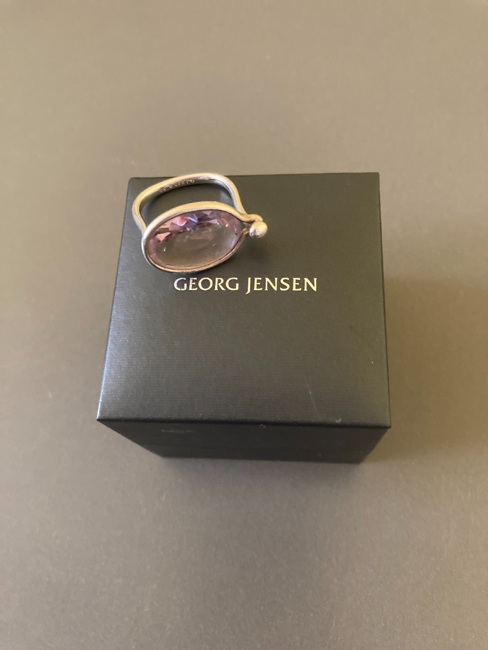 Georg Jensen Danish Silver and Amethyst 