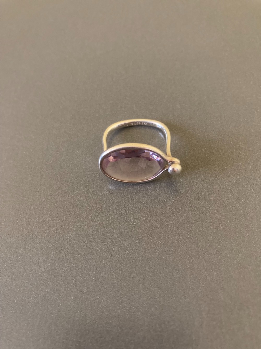 Georg Jensen Danish Silver and Amethyst 