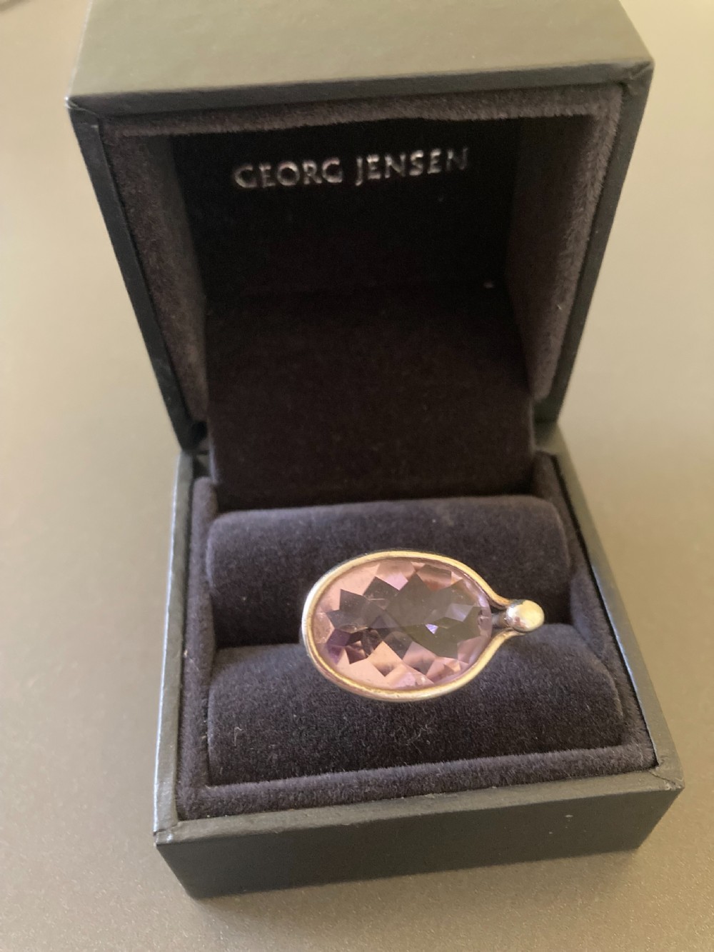 Georg Jensen Danish Silver and Amethyst 