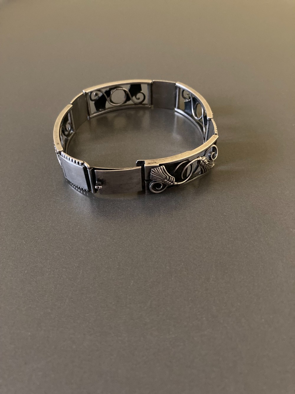 Danish Silver Bracelet. 1940s. View III