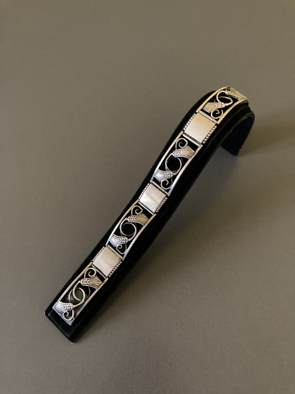 Danish Silver Bracelet. 1940s. View VI
