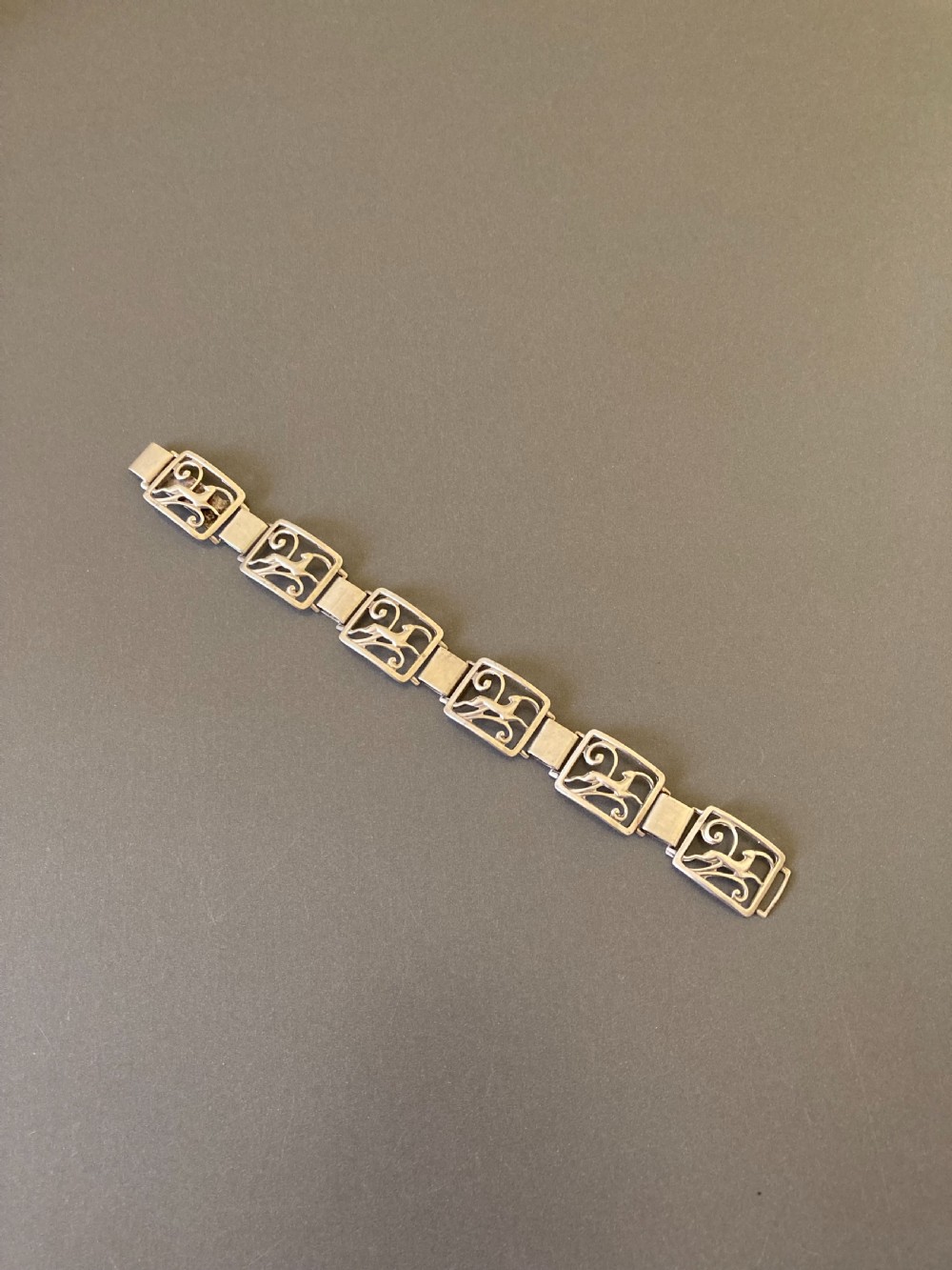 Danish Silver Bracelet. 1960s. View III