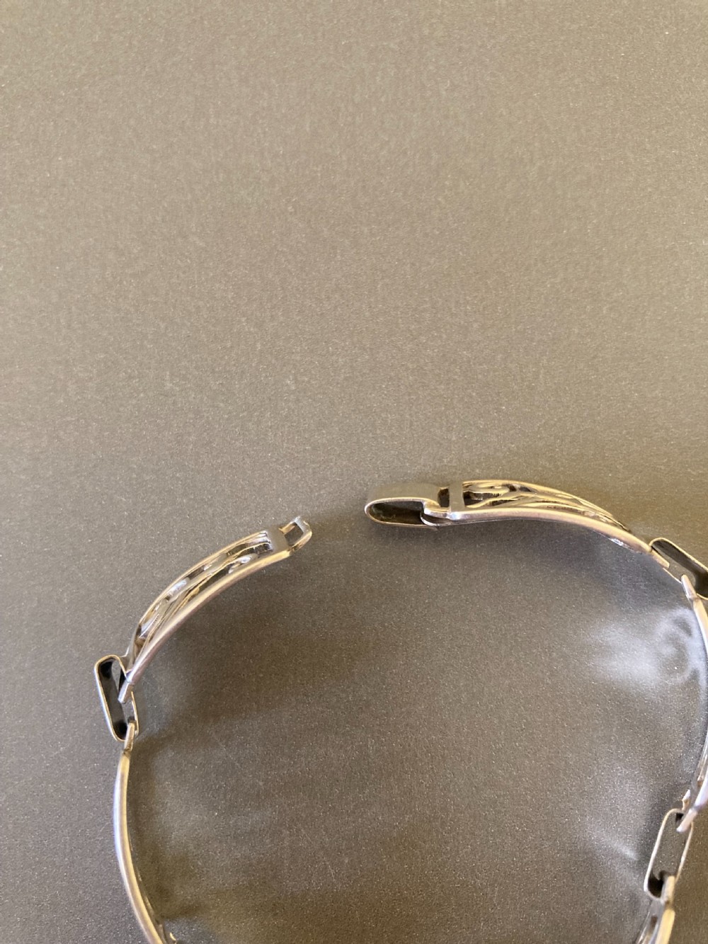 Danish Silver Bracelet. 1960s. View V