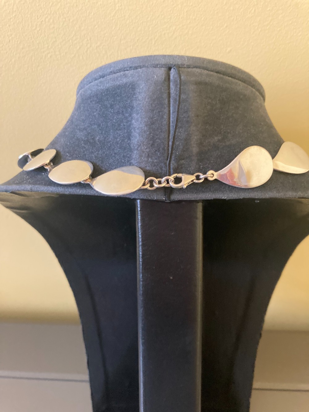 Danish Silver Necklace. By Randers Silver. 1960s. View IV