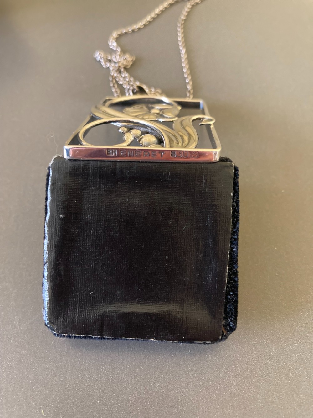Danish Silver Pendant. 1930s. View V