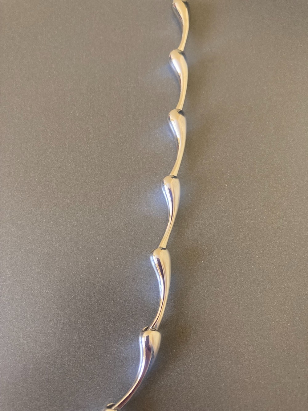 Danish Silver Necklace. 1960s. By Randers Silver. View II