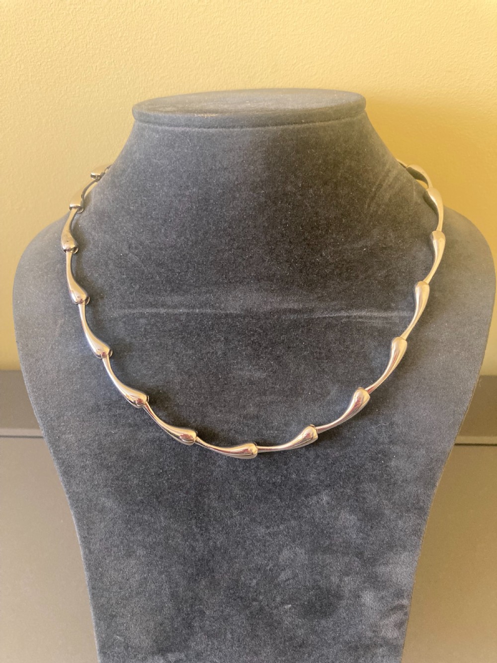 Danish Silver Necklace. 1960s. By Randers Silver. View III