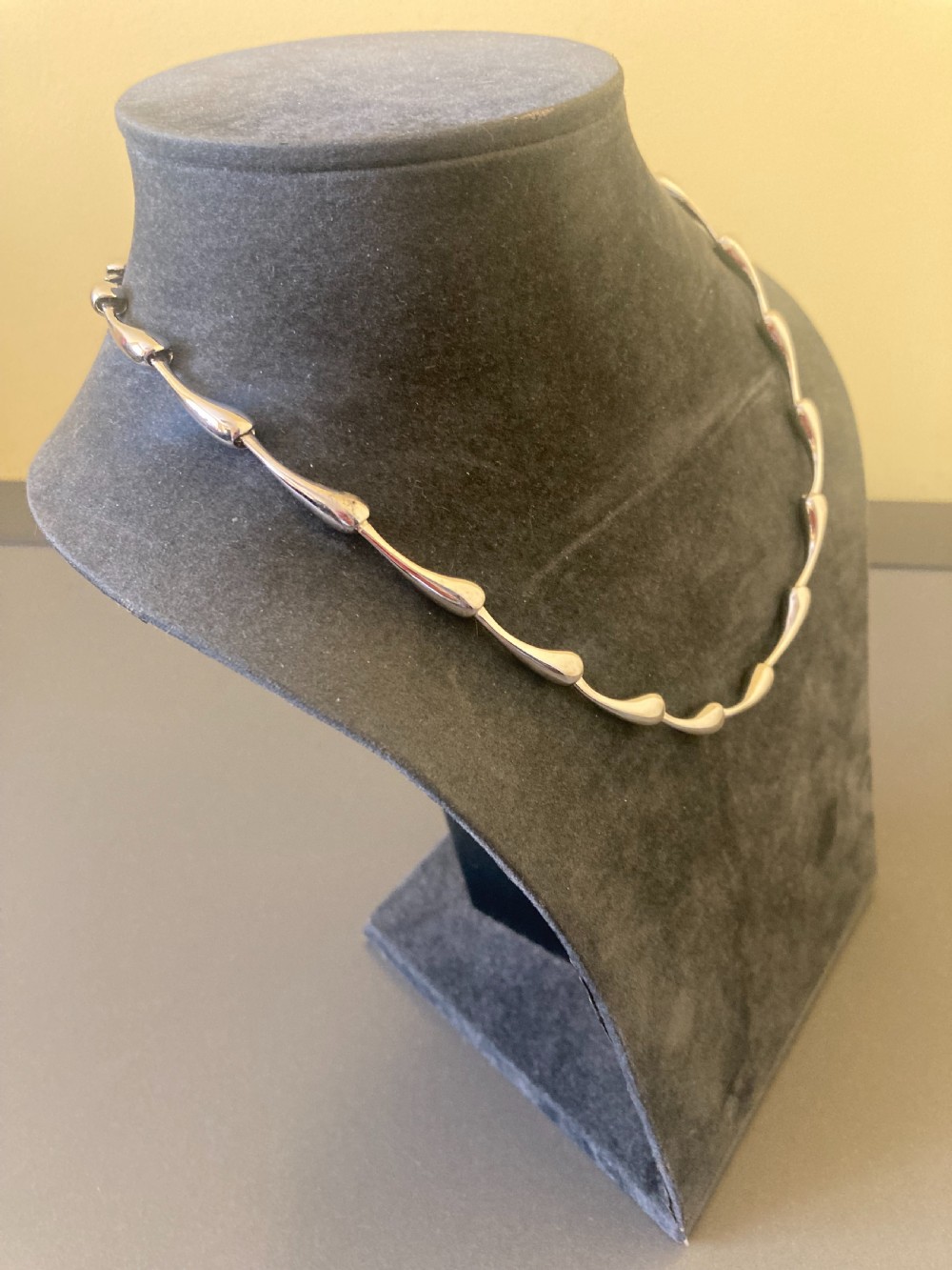 Danish Silver Necklace. 1960s. By Randers Silver. View IV