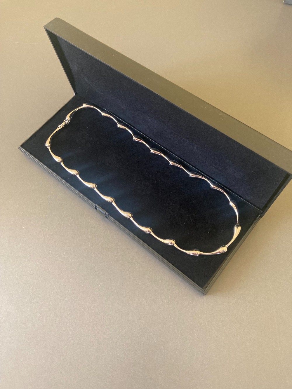 Danish Silver Necklace. 1960s. By Randers Silver. View VII
