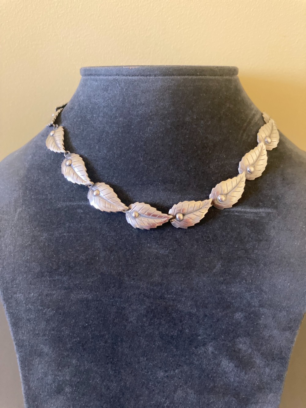 Danish Silver Necklace. 1950s. View III