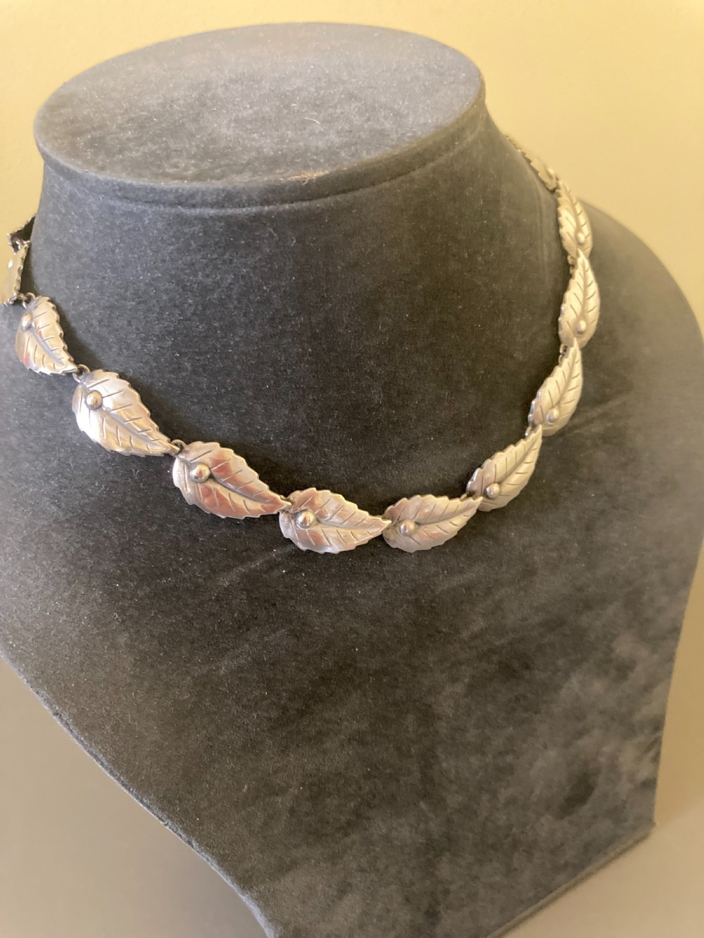 Danish Silver Necklace. 1950s. View IV