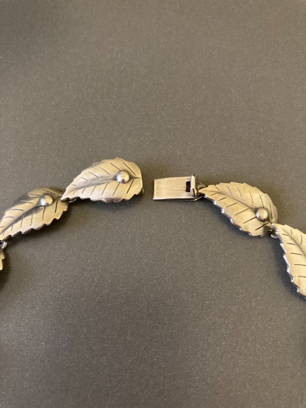 Danish Silver Necklace. 1950s. View V