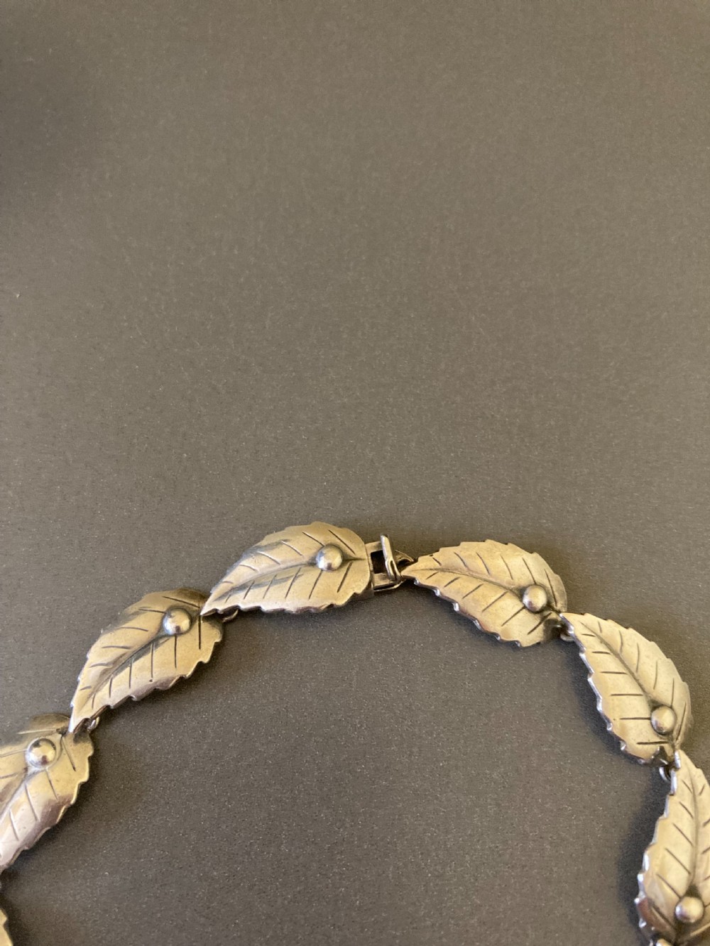 Danish Silver Necklace. 1950s. View VI