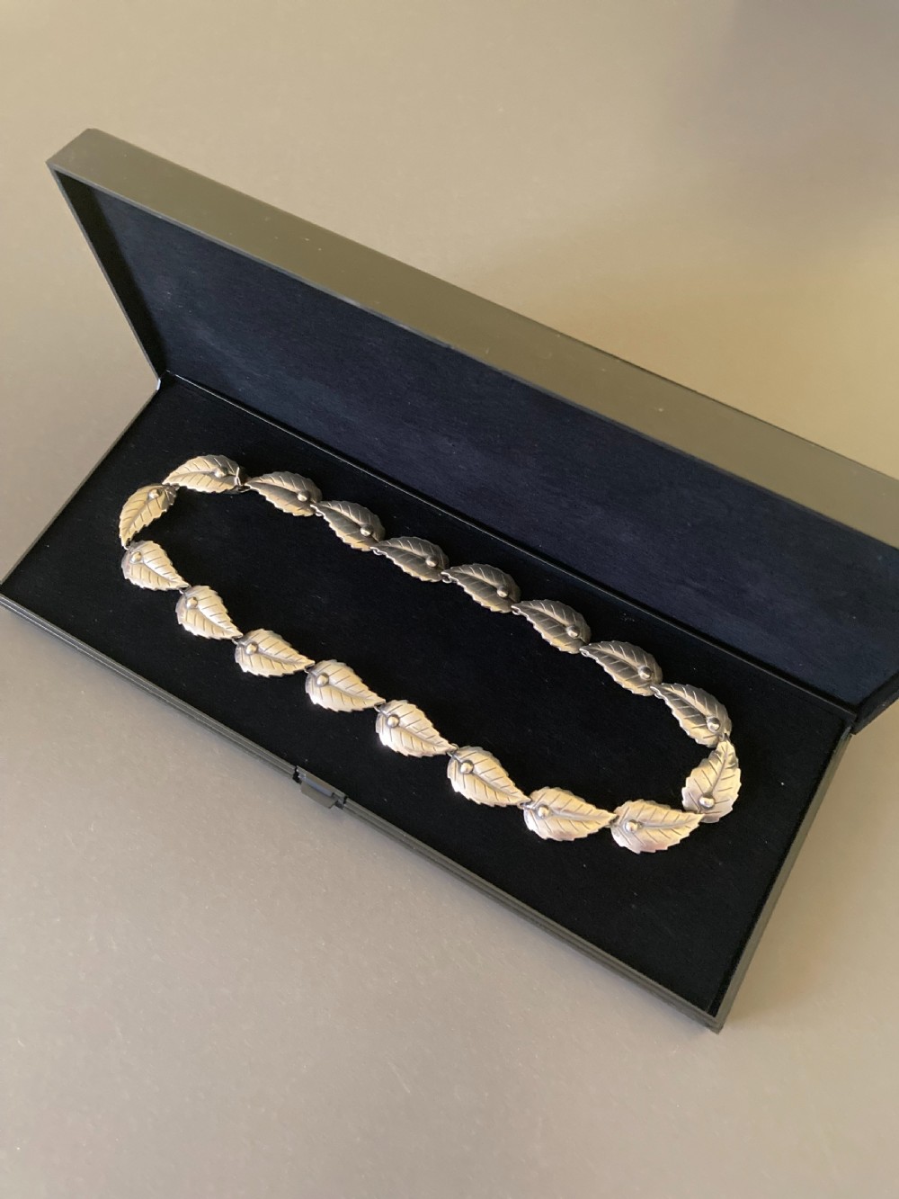 Danish Silver Necklace. 1950s. View VIII