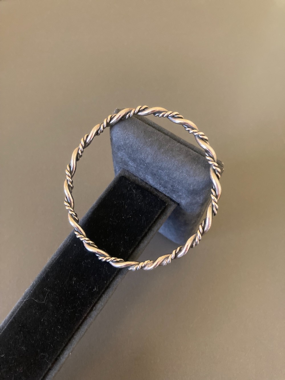 Danish Silver Bangle. By Randers Silver. 1950s. View III