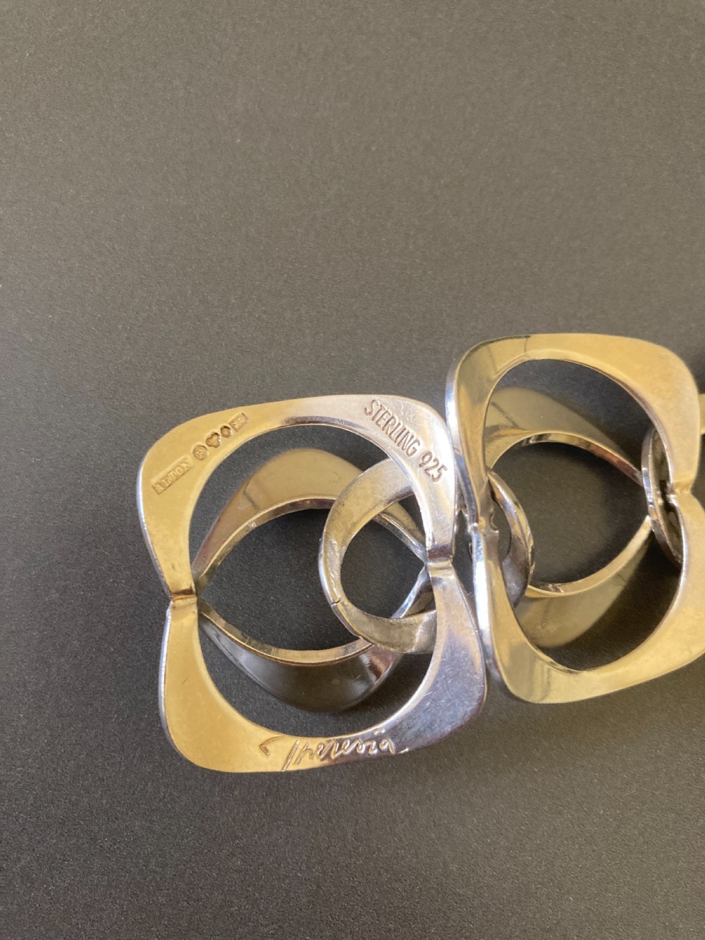 Swedish Silver Bracelet. By Theresia Hvorslev. View IV
