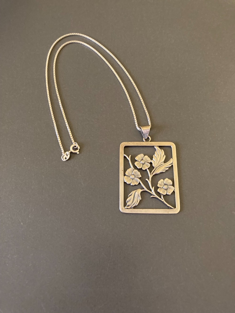 Danish Silver Pendant. 1930s.