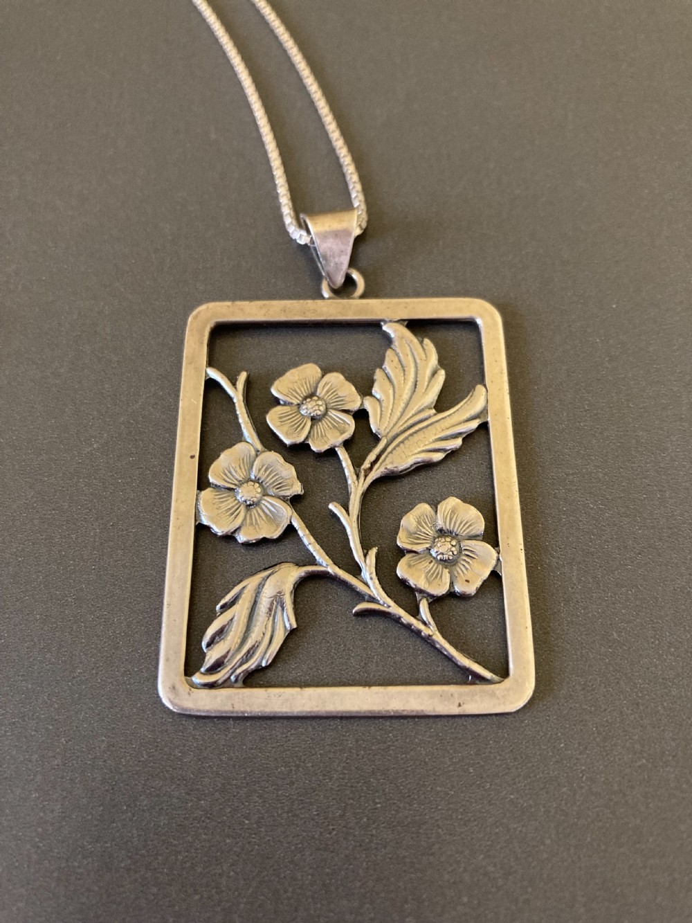 Danish Silver Pendant. 1930s. View II