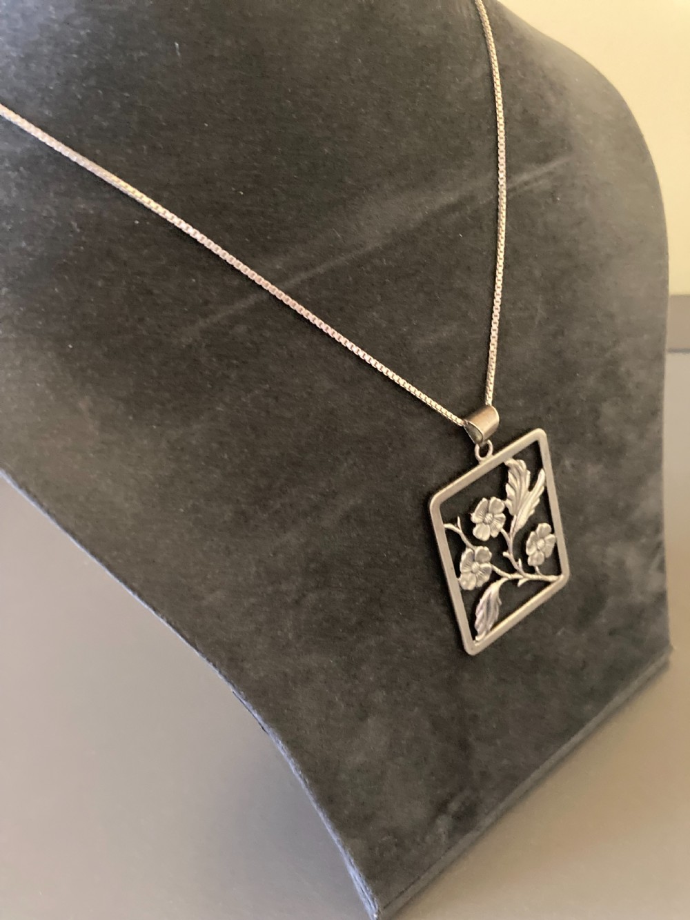 Danish Silver Pendant. 1930s. View V