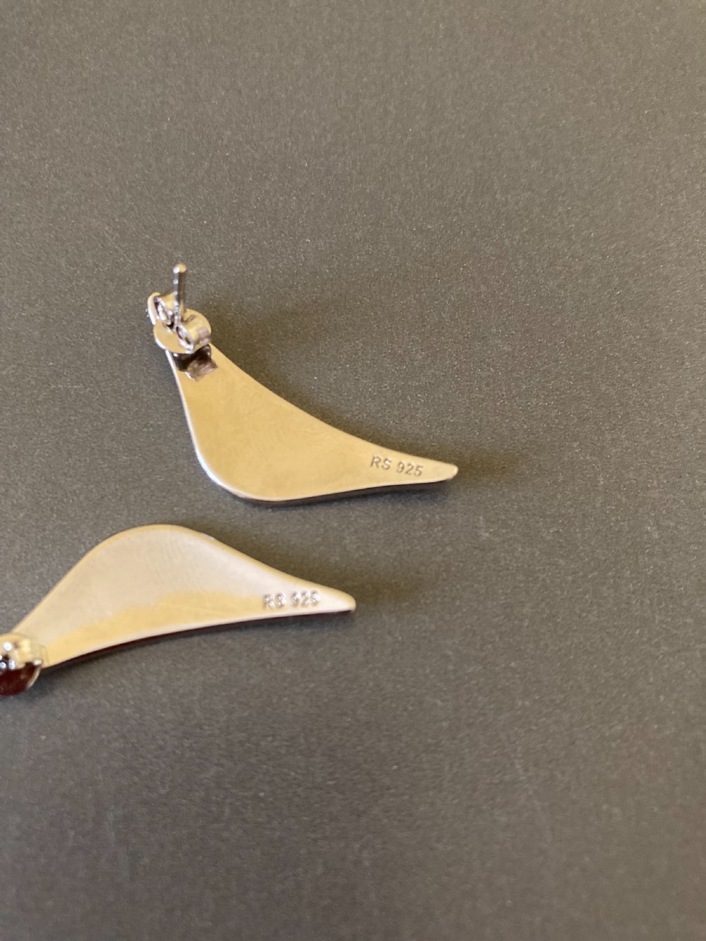 Danish Silver Earrings. 1960s. By Randers Silver. View V
