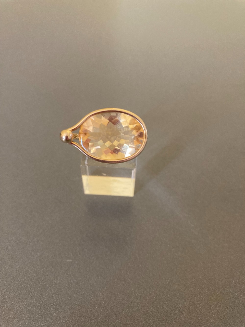 Georg Jensen 18ct Gold and Citrine 