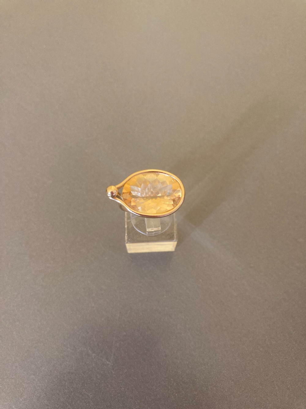 Georg Jensen 18ct Gold and Citrine 