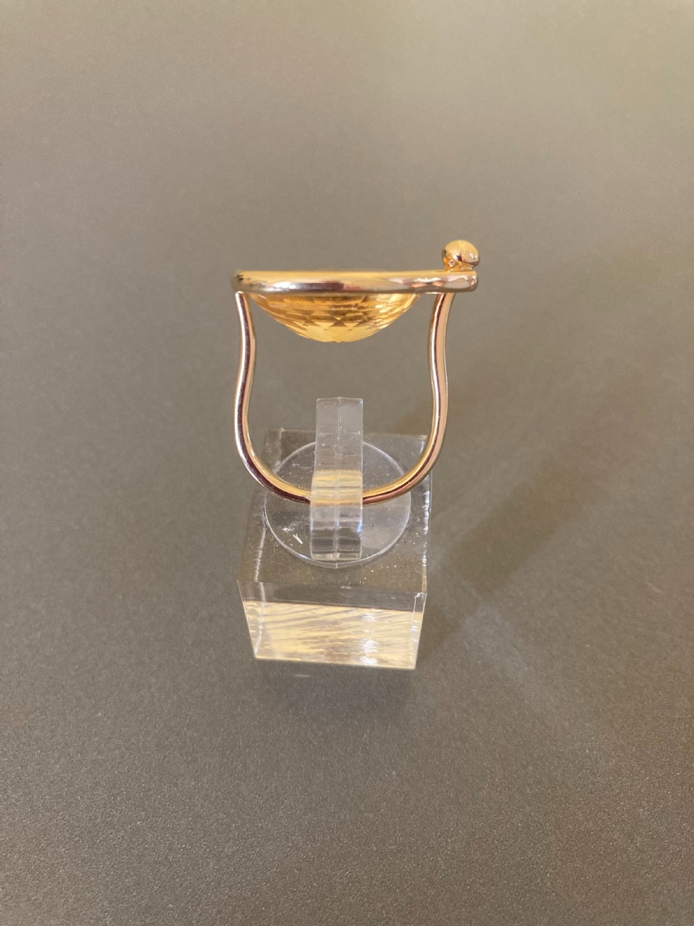 Georg Jensen 18ct Gold and Citrine 