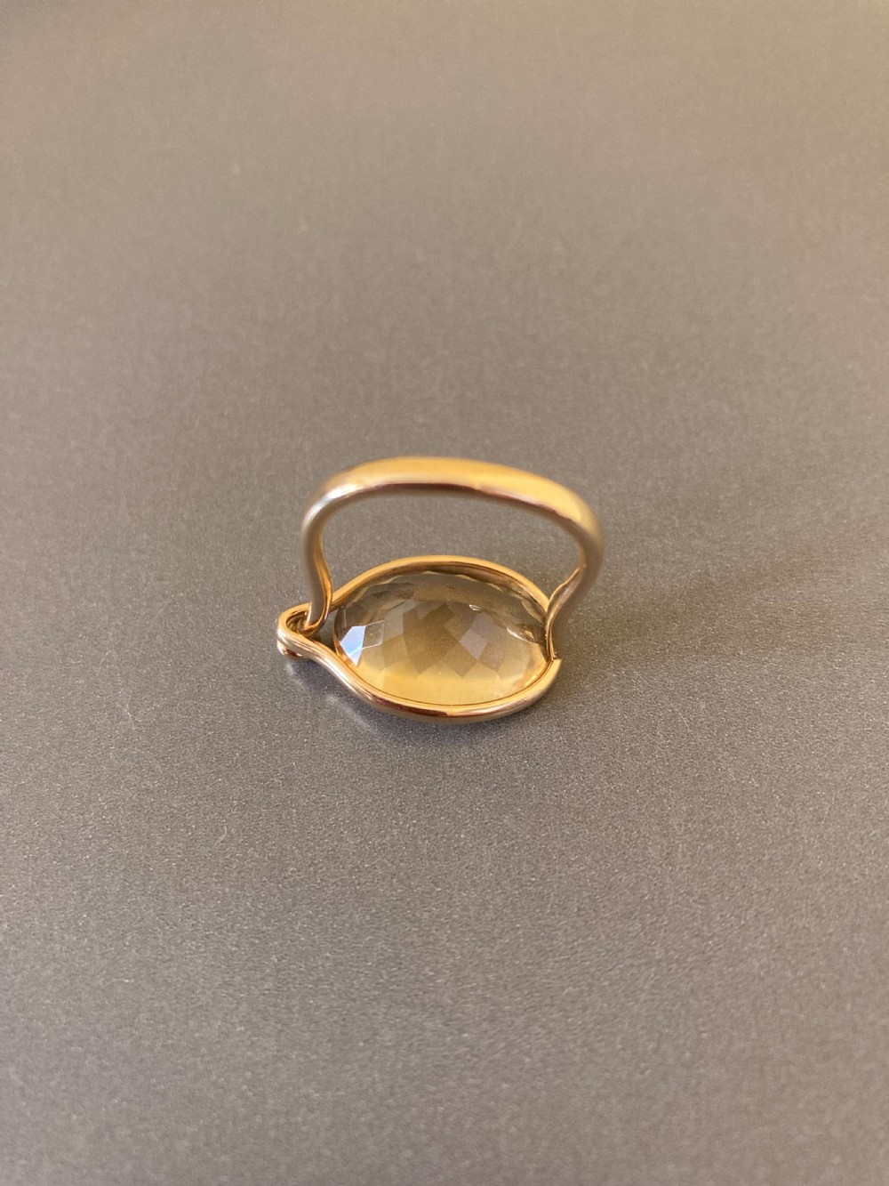 Georg Jensen 18ct Gold and Citrine 