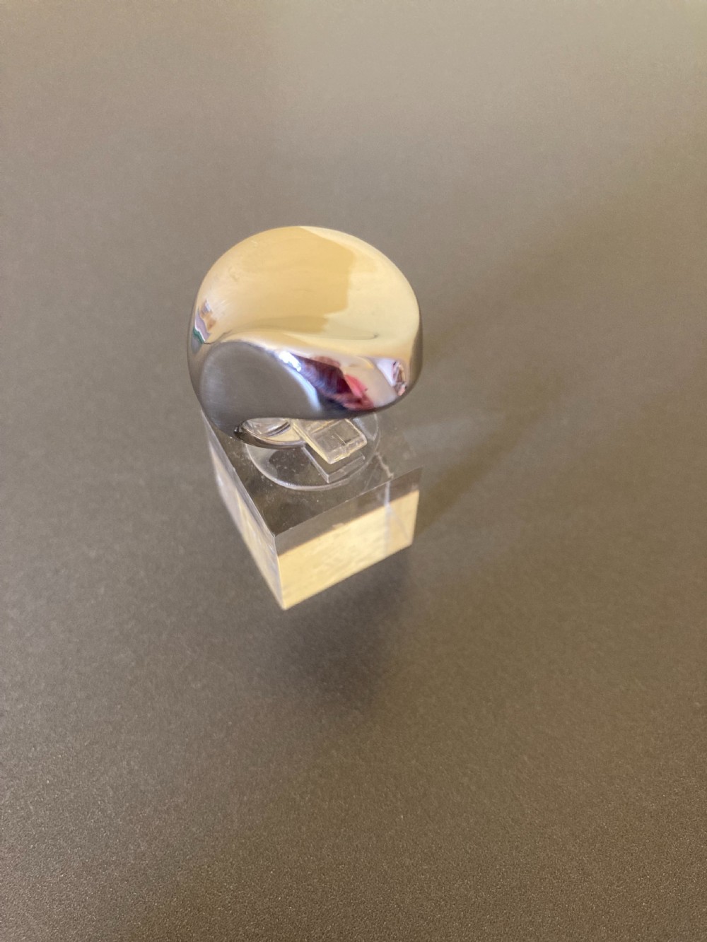 Danish Silver Ring. By Randers Silver. 1960s. View II